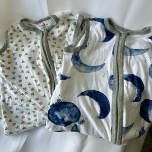 Set of 2 Burt’s Bees Beekeeper Sleep Sacks Size 6-12m
